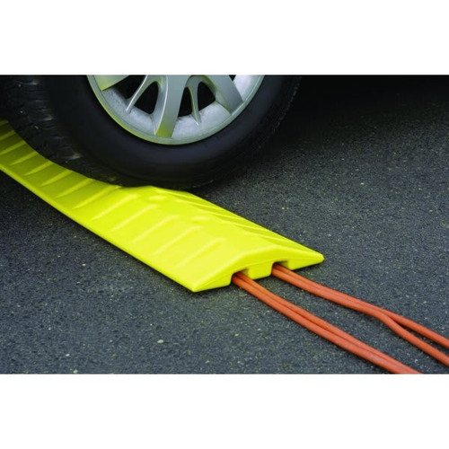 Eagle 6' Yellow Speed Bump Cable Guard