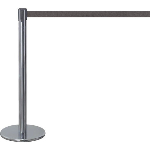 Contemporary Chrome Stanchion With Black Tape