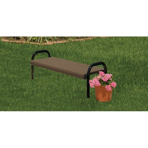 Ultrasite In Ground Mount Ultra Bench, Brown, 4'