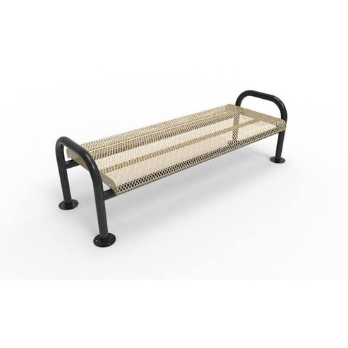 Ultrasite Portable/Surface Mount Ultra Bench, Beige Galvanized Steel, 6'