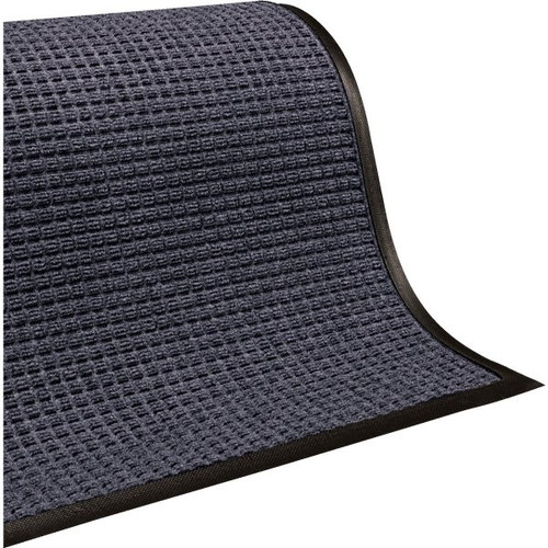M+a Matting Waterhog Squares Classic Floor Mat, Bluestone, 5' X 3'
