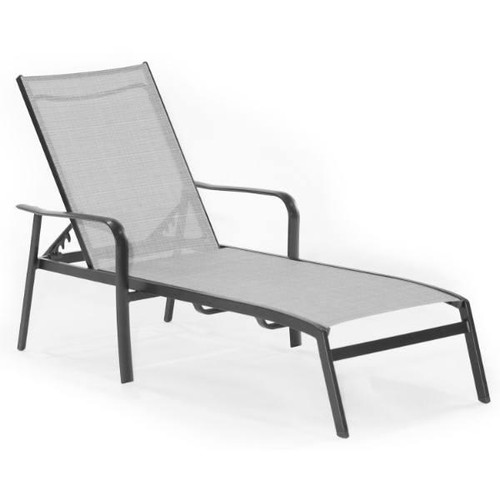 Cape Soleil Richmond Aluminum Chaise Lounger (Gray)