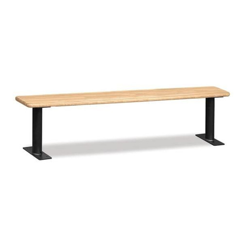 Salsbury Industries Wood Locker Bench 84 Inches Light Finish
