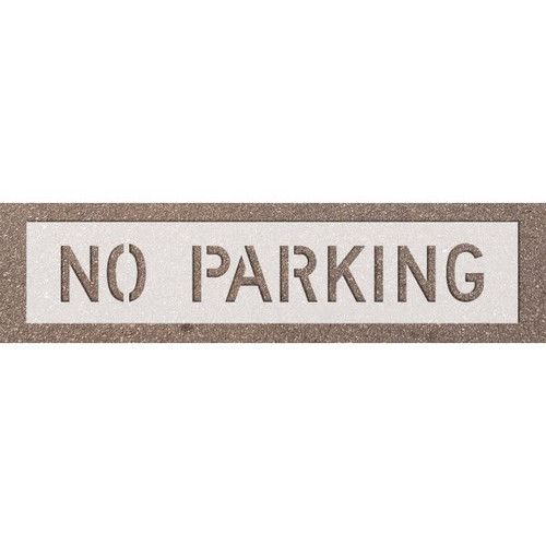 No Parking Parking Lot Stencil 12
