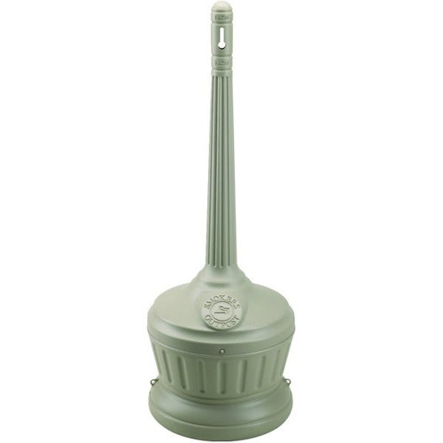 Commercial Zone Products Smokers Outpost Polyethylene Cigarette Receptacle (Beige)