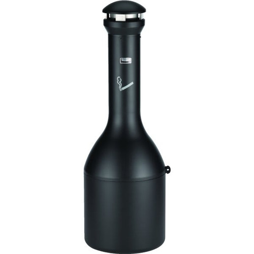 Rubbermaid Commercial Infinity Traditional Smoking Receptacle (Black)