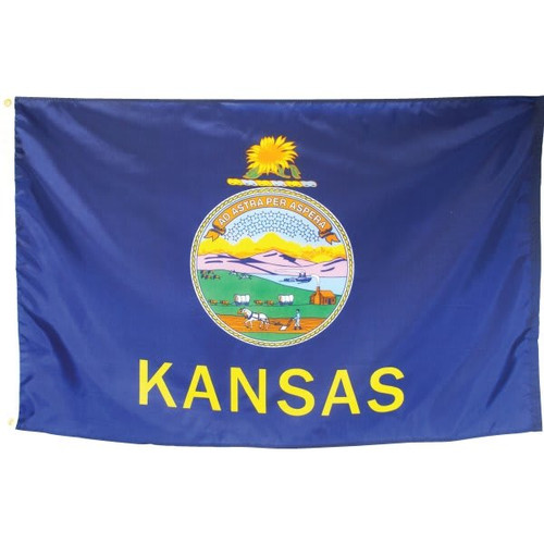 Valley Forge Flag State Flag Kansas 6' X 4'