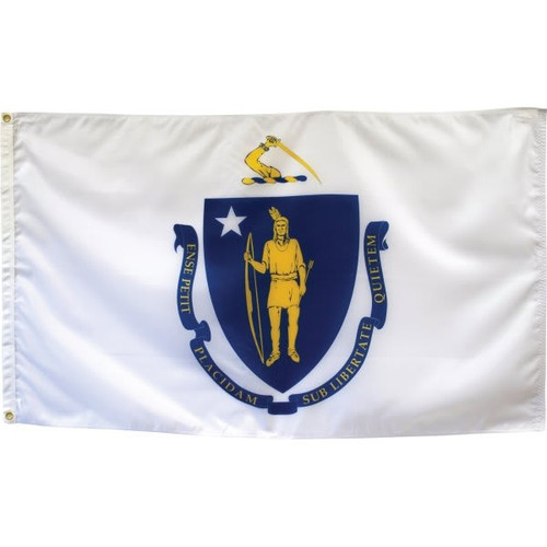 Valley Forge Flag State Flag Massachusetts 6' X 4'