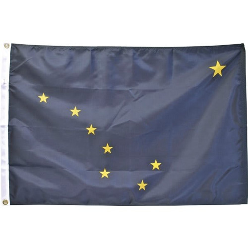 Valley Forge Flag State Flag Alaska 5' X 3'