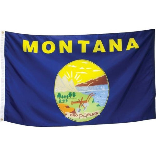 Valley Forge Flag State Flag Montana 5' X 3'