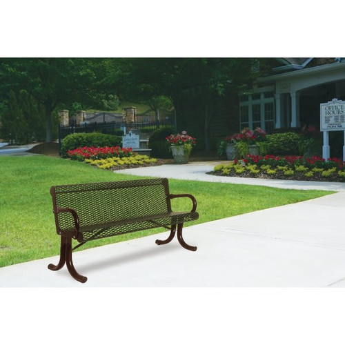 Ultrasite 6' Portable Courtyard Park Bench - Beige