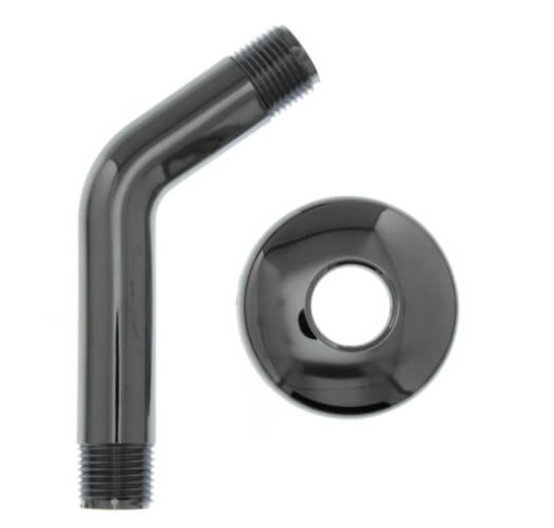 6" Chrome Plated Shower Arm & Flange