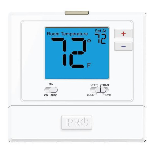 Pro1 Iaq White Touchscreen Heat Pump Non-Programmable Thermostat T721