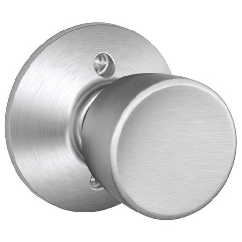 Schlage Residential F Ser Dmy No Hand Satin Chrome Finish Bell Knob F170 BEL 626