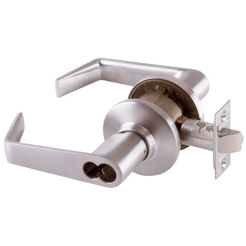 Schlage Interconnected Ent Lock, Saturn Lever, Satin Chrome, Fsic Prep Less Core S251JD SAT 626