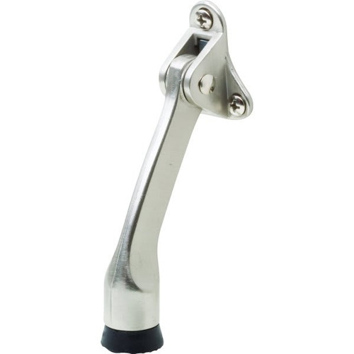 4 In Standard Kick-Down Door Holder (5-Pack) (Satin Nickel) 402315
