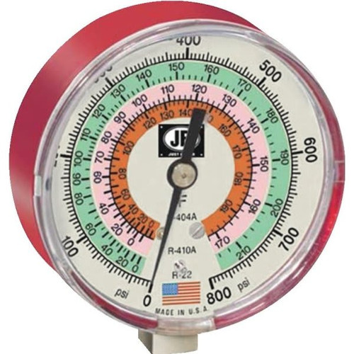 Jb Industries 3-1/8" High Side Refrigeration Charging Manifold Gauge M2-827