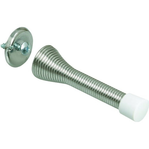 3 In Commercial Spring Door Stop (50-Pack) (Chrome) U 9039