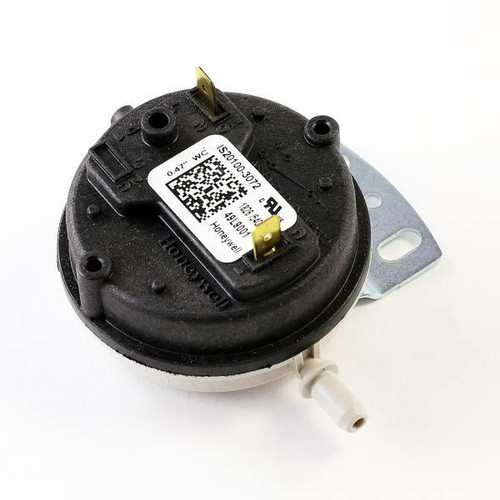 Lennox Pressure Switch, Spst, 1/4" Barb Connection, 0.47" Wc 49L90
