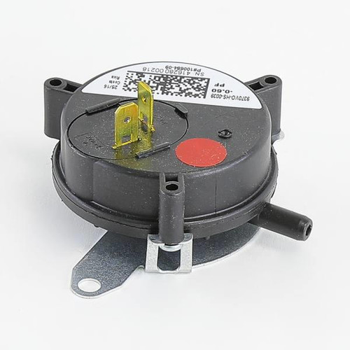 Lennox Pressure Switch, Red, Spst, 1/4" Barb Connection, 0.60" Wc 65W49