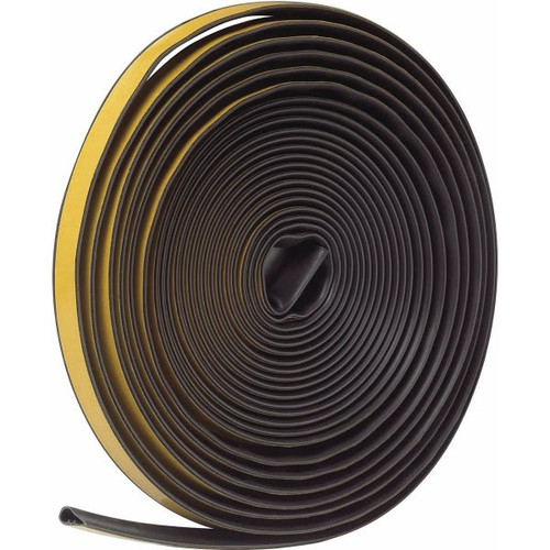 Frost King 1/2 In. X 1/4 In. X 20 Ft. Brown Silicone Self-Stick Weatherseal SS20BR