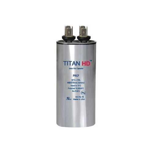 Packard Titan Hd Run Capacitor, 65 Mfd, 440/370 Volt, Round, Box Of 5 PRCF65A