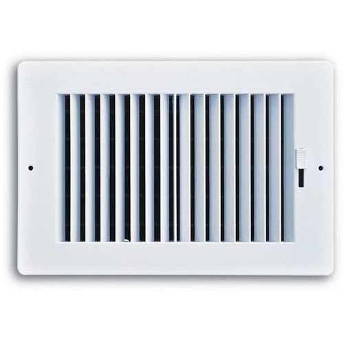 Truaire 10 In. X 6 In. 2-Way Plastic Wall/Ceiling Register 102MP 10X06