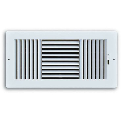 Truaire 12 In. X 8 In. 3-Way Plastic Wall/Ceiling Register 103MP 12X08