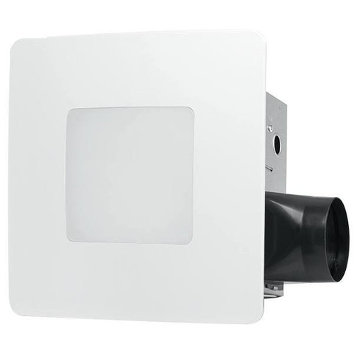 Revent 110 CFM Easy Installation Bathroom Exhaust Fan With LED Lighting RVL110-D