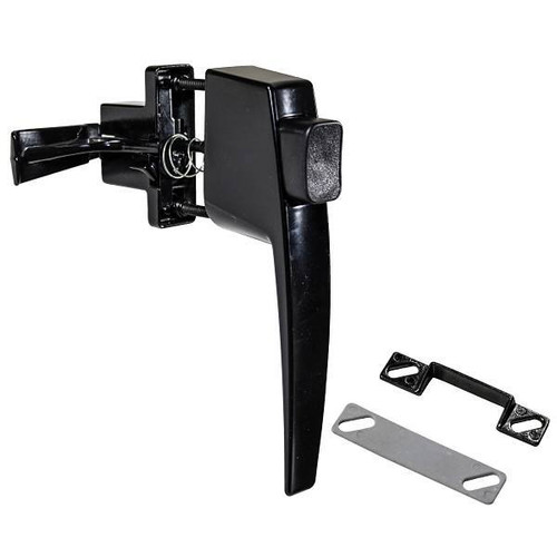 1-3/4 In Aluminum Screen Door Handle (Black) 17-71