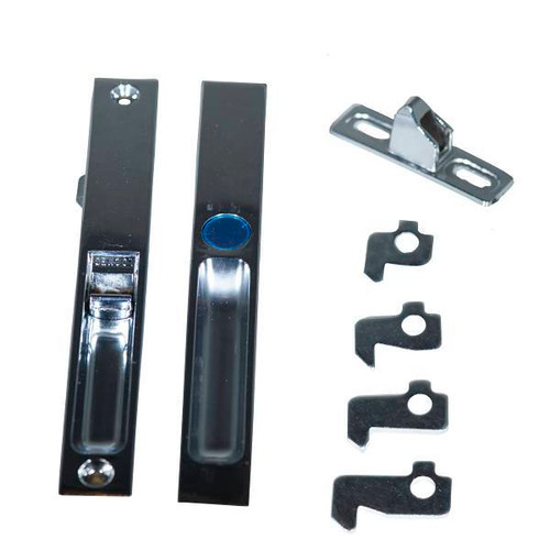 Sliding Glass Door Handle Flush Mount Standard Hook Chrome 13-192