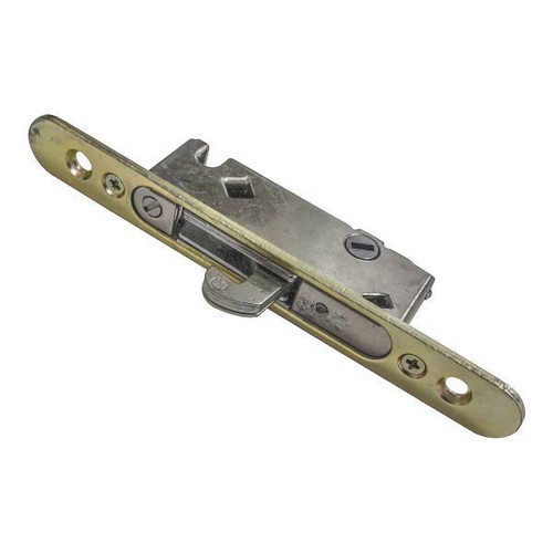 Patio Door Mortise Lock, With 45 Degree Keyway And Rounded Faceplate 16-363-45