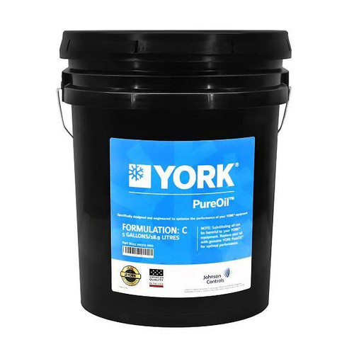 York C-Type Oil 5 Gallon 011-00312-000 011-00312-000