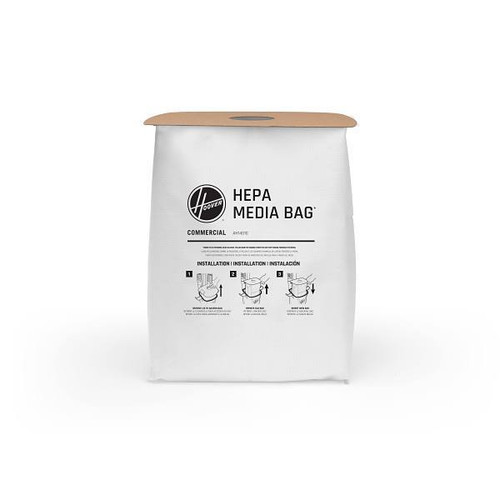 Hoover Commercial 5.5 Quart HEPA Media Filter Bags Package Of 10 AH14010