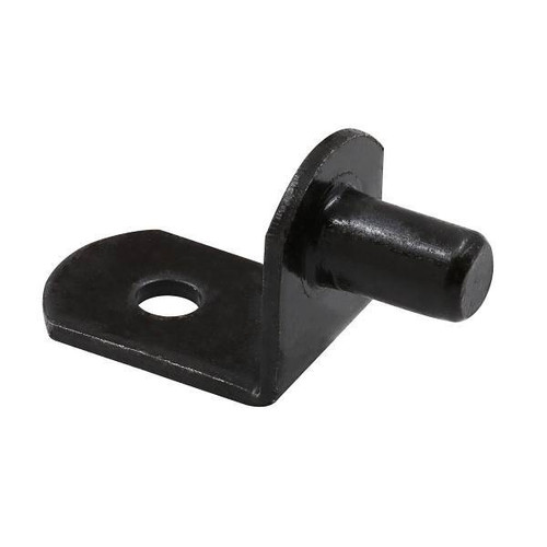 Prime-Line Shelf Support Peg, 5mm, Steel Construction, Black (8 Pack) U 101698