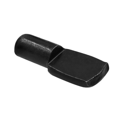 Prime-Line Shelf Support Peg, 5mm, Steel Construction, Black (8 Pack) U 101668