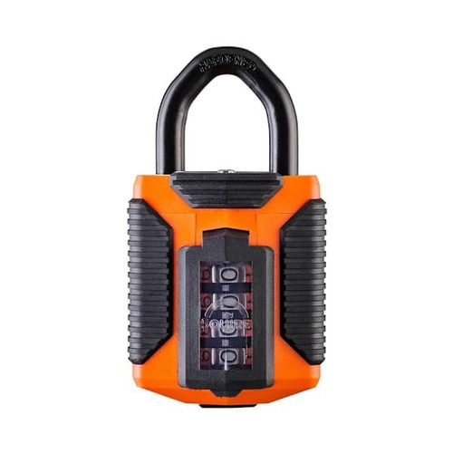 Squire Locks All Terrain Combination Padlock, 4 Wheel, Open Shackle, Orange SQ-CP50ATLO
