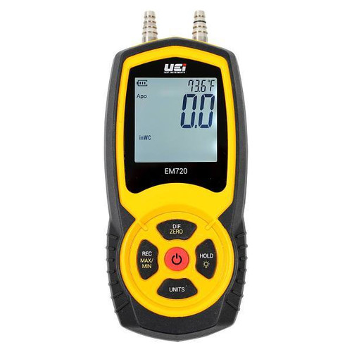 Uei Test Instruments Hi-Res Differential Manometer EM720