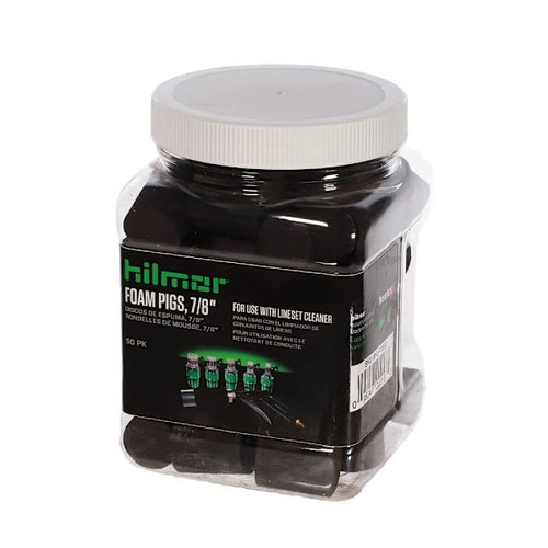 Hilmor 7/8 In. Lineset Cleaner Foam Pigs In Resealable Container,case Of 50 HLP7850