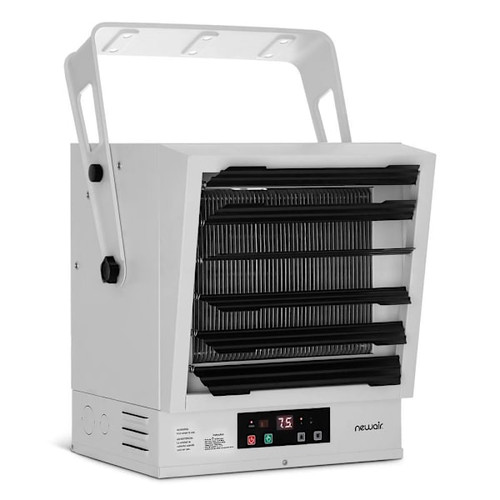 NewAir Hardwired Electric Garage Heater  Ceiling,wall/Counter Mount,rapid Heat NGH1K6WH00