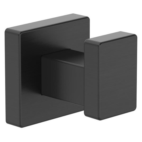 Symmons Dia Duro Matte Black Rectangular Robe Hook 363RH-MB