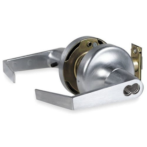 Yale 5400ln Cylindrical Lever Lockset, 2.75" Backset, 1.75 To 2" Thk Door, 1.25 X 4.875" Strike B-AU5405LN 626