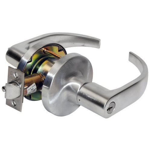 Falcon T Series Cylindrical Lockset, 2.75" Backset, 1.75 To 2.25" Thk Door, 1.25 X 4.875" Strike T511PD Q 626