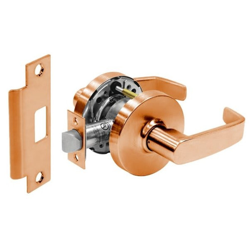 Sargent 10 Line Cylindrical Lever Lockset, 2.75" Backset, 1.375 To 2" Thk Door, Grade 1 28-10U15 LL 10