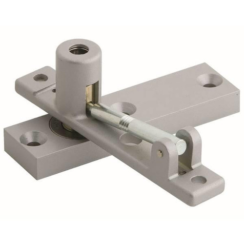 Ives Center Hung Set Pivot Hinge, 300 Lbs Maximum Door Weight, Sprayed Aluminum