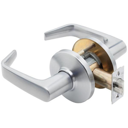 Best 9k Series 3 In Convex Privacy Function Cylindrical Lockset (Contour/Angle Return) (Satin Chrome)