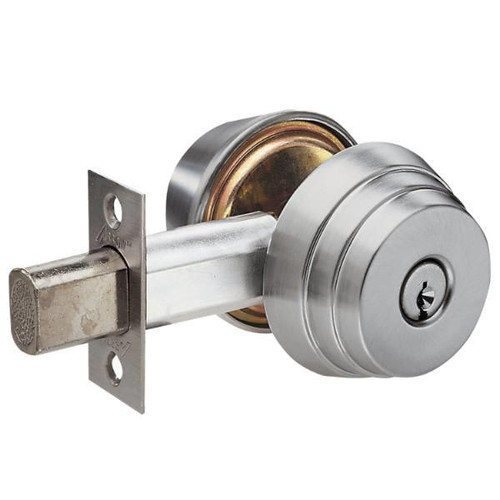 Arrow E Series Single Cylinder Deadbolt W/ Schlage Cs Keyway (Satin Nickel)