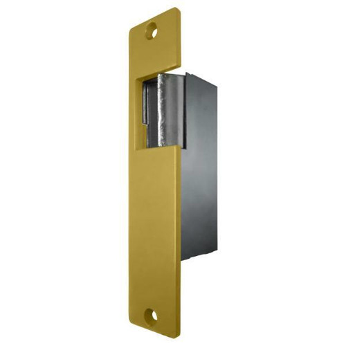 Trine 00 Series 24 Vac Strike Plate For 5/8 In Throw (Sprayed Brass)