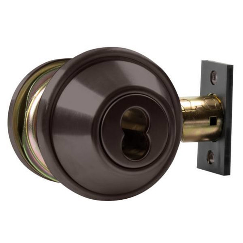 Arrow Db Series  Single Cylinder Deadbolt, 2-3/8-3/4 Backset, Rubbed Bronze