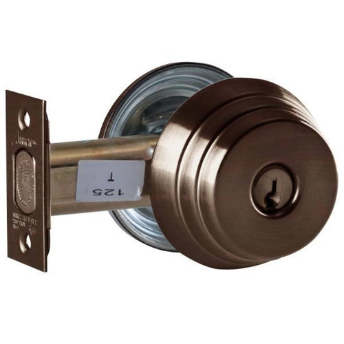 Arrow E Series  Double Cylinder Deadbolt, A Keyway, Oil Rubbed Bronze